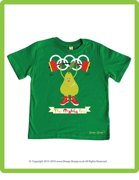 Picture of "Liam the Mighty Pear", Girls T-Shirt, 3~8y