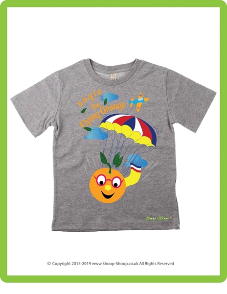 Picture of "Angie the Flying Orange", Boys T-Shirt, 3~8y