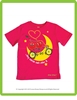 Picture of "They... Cherish their bicycle", Girls T-Shirt, 8~12y