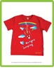 Picture of "Michael the Bungee Jumping Apple", Girls T-Shirt, 3~8y