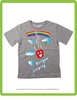 Picture of "Michael the Bungee Jumping Apple", Girls T-Shirt, 8~12y