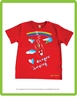 Picture of "Michael the Bungee Jumping Apple", Girls T-Shirt, 8~12y