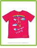 Picture of "Michael the Bungee Jumping Apple", Girls T-Shirt, 8~12y